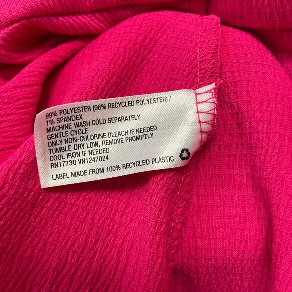 Ava & Viv Womens 4X Pink Knot Front Long Sleeve Blouse - Picture 4 of 5